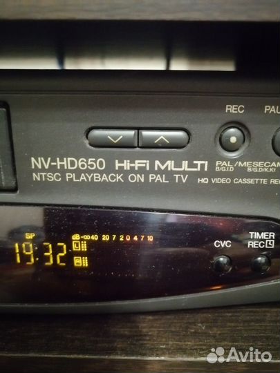 Видеомагнитофон panasonic hi-fi