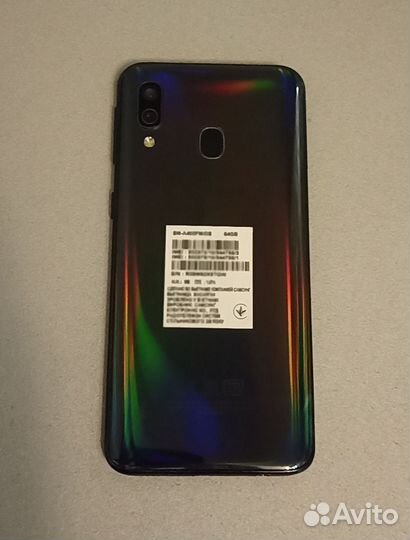 Samsung Galaxy A40, 4/64 ГБ