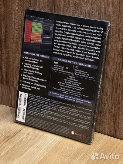 Программное обеспечение Steinberg Nuendo Live
