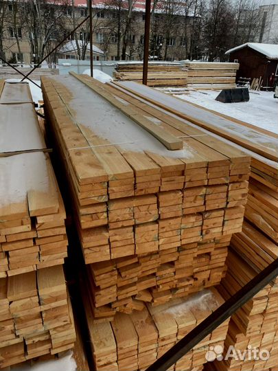 Доска обрезная 50х150х6000мм с доставкой