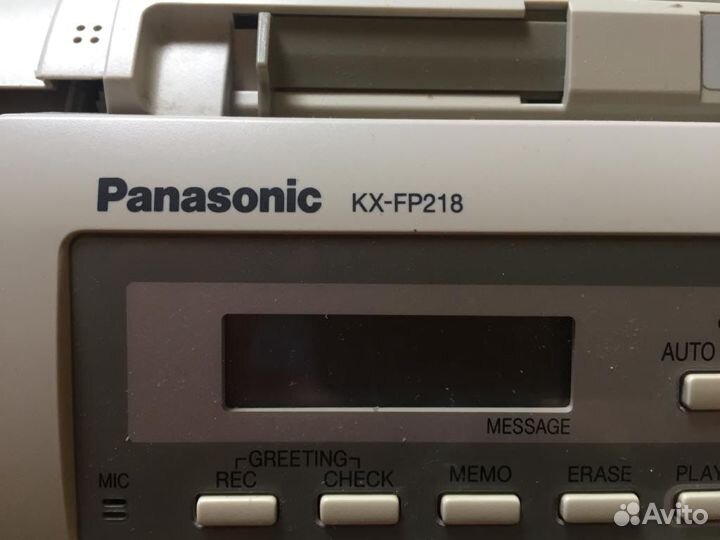 Факс panasonic kx-fp218
