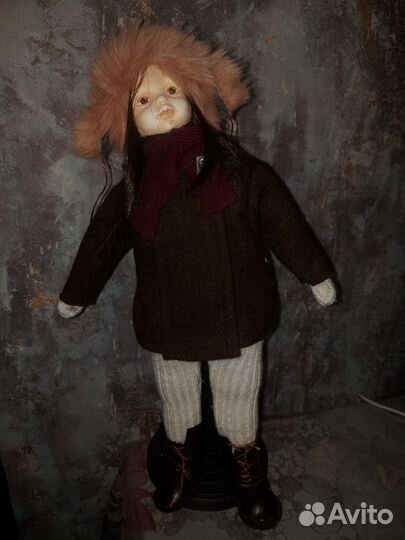 Винтажная кукла ручной работы