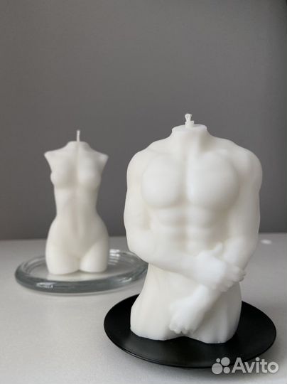 Свечи мужской и женский торс