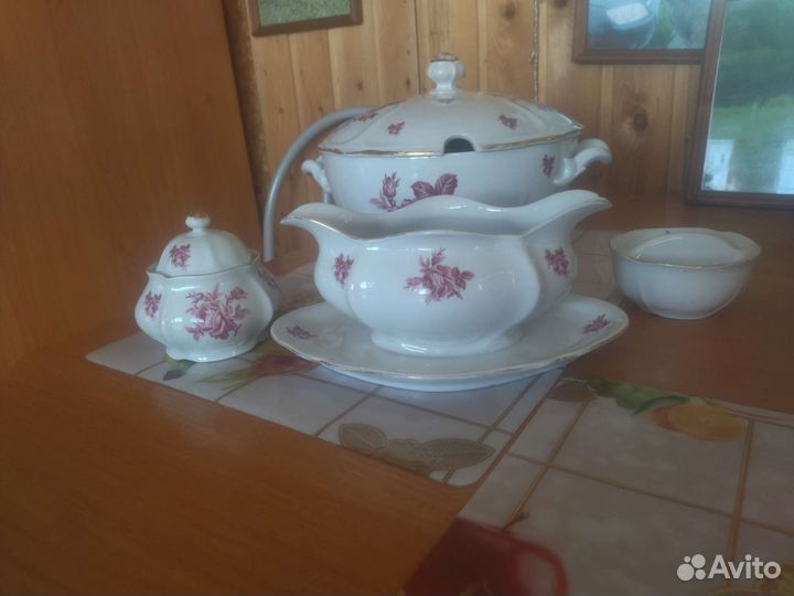 Столовый сервиз гдр тарелки