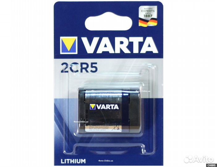 Элемент питания Varta 2 CR5 6V