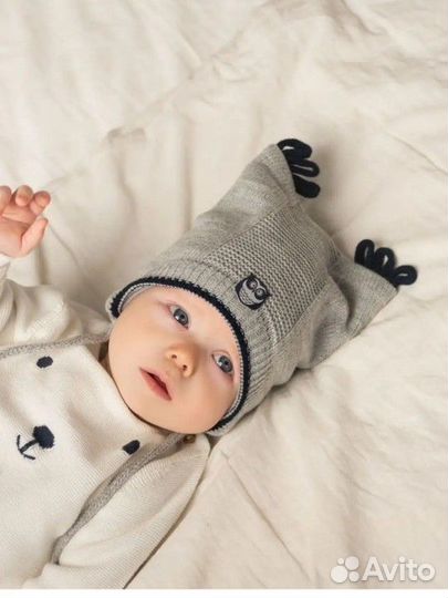 Шапка демисезонная для малыша