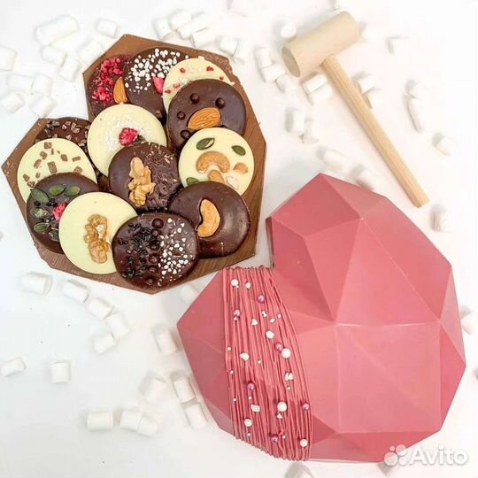 Шоколадное сердце с сюрпризом. Интересный подарок