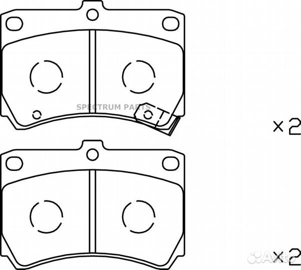 FBL AFP146S Тормозные колодки FBL AFP