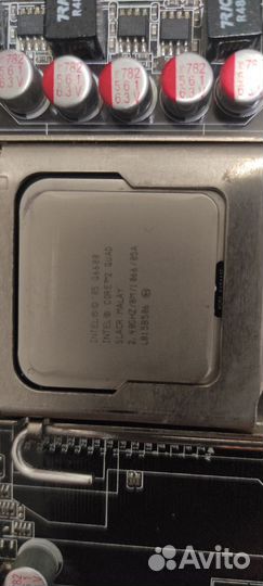 Материнская плата 775 + проц Q6600 + 4Гб DDR2