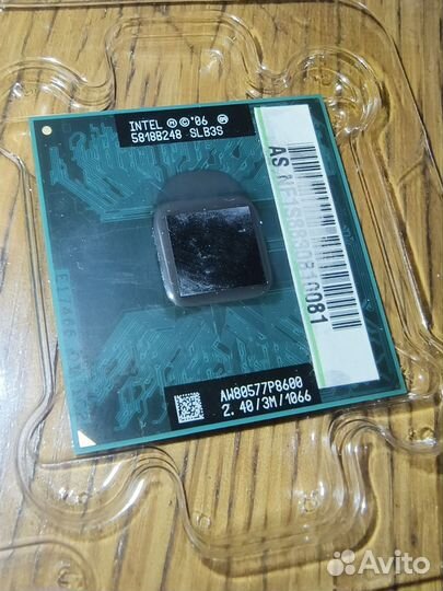 Процессор intel core 2 duo P8600