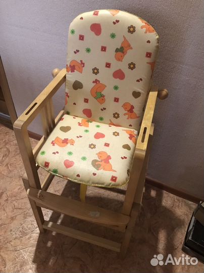 Стульчик трансформер для кормления Гном