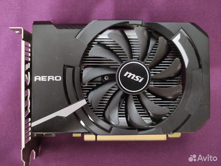 Видеокарта MSI Radeon RX 550 aero ITX 4G OC