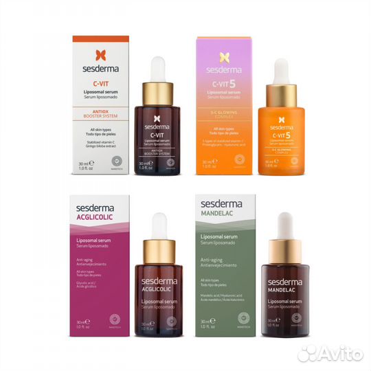 Сыворотка Sesderma C-vit, Mandelac, Acglicolic
