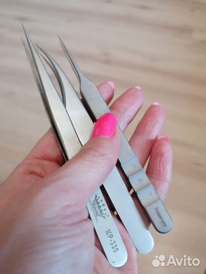 Пинцеты для наращивания ресниц