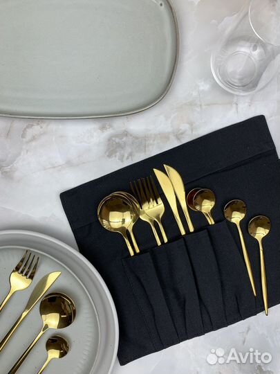 Набор столовых приборов новый