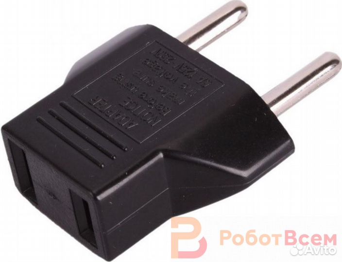 Переходник сетевой с китайской двойной вилки под Е