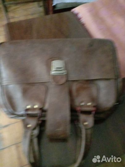 Сумка хозяйственная натуральная кожаный