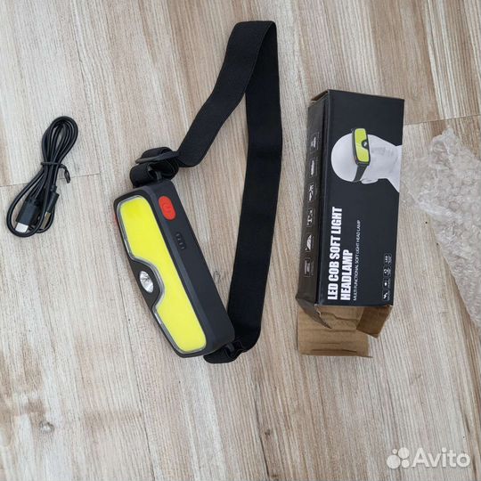 Фонарик налобный аккумуляторный мощный