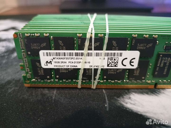 Память DDR4 Micron 16Gb 2133Mhz ECC REG