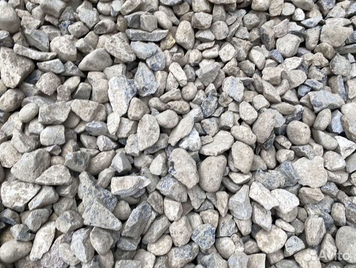 Щебень, Песок