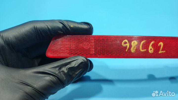 Катафот заднего бампера для Mazda 3 2003-2009