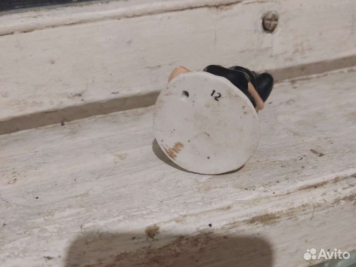 Статуэтка фарфор СССР клоун карандаш