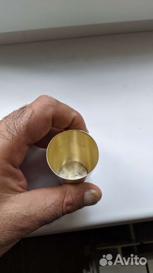 Серебренная стопка 875.вес 36,65