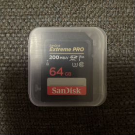 Карта памяти SanDisk extreme pro 64gb