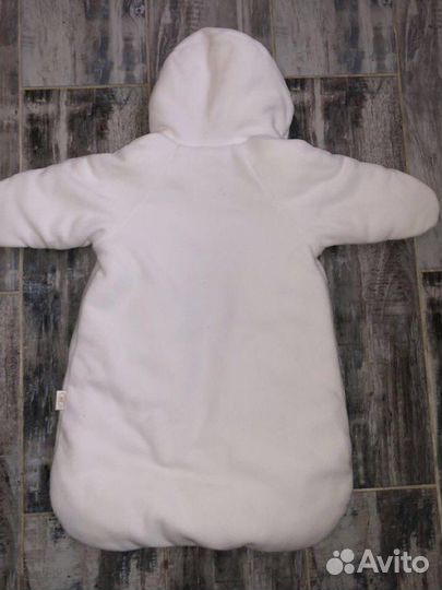 Конверт -кокон утепленный для новорожденного