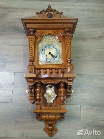 Часы настенные старинные из Германии