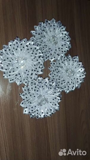 Резиночки для волос ручной работы