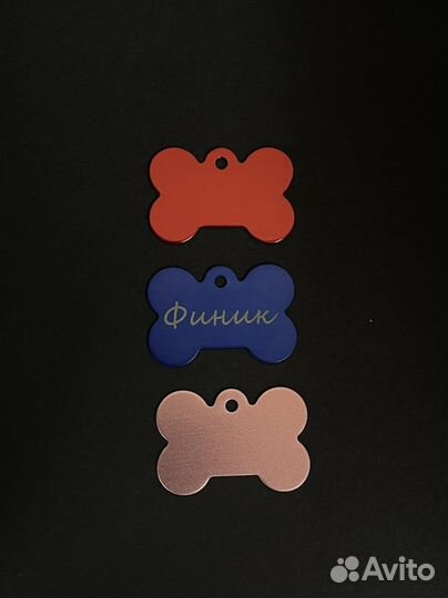 Адресники для собак и кошек с гравировкой