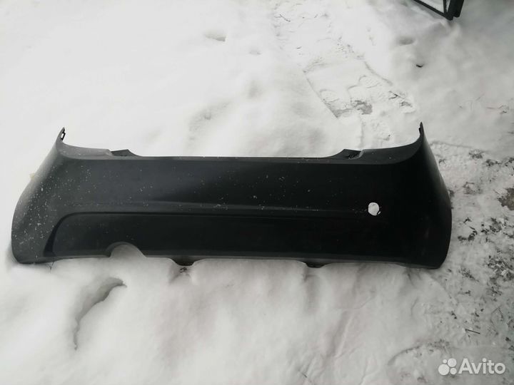 Бампер задний chevrolet aveo т300 хэтчбек