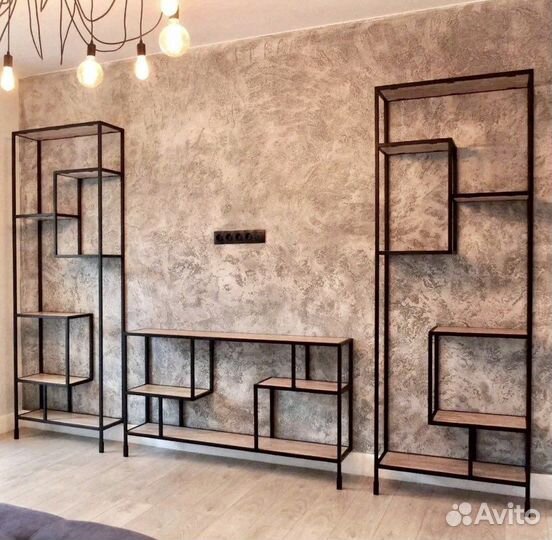 Мебель лофт, ветрины, стеллажи