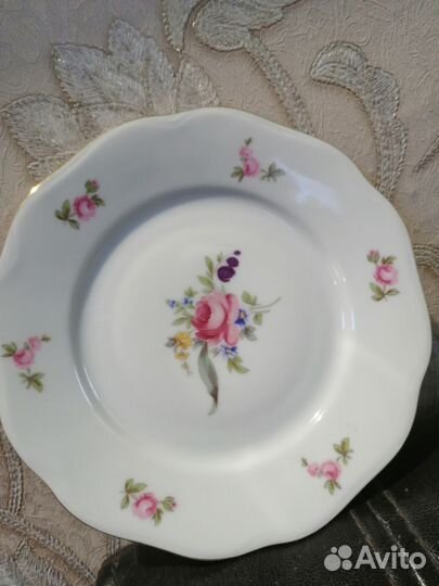 Тарелка мейсенский букет