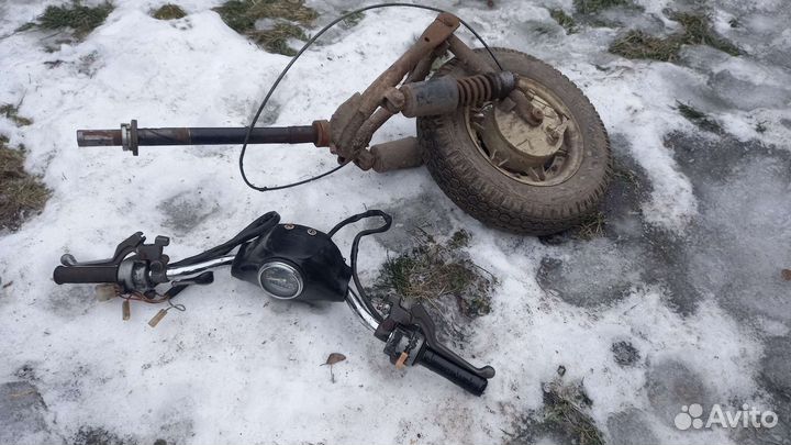 Руль вилка в сборе муравей