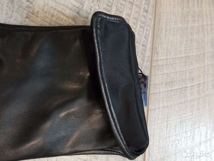 Мужские кожаные перчатки, Лайковые подклад шёлк