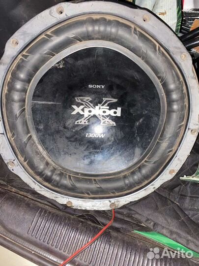 Сабвуфер sony xplod 1300