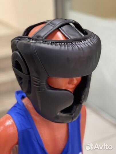 Боксерский шлем venum elite 2 черные