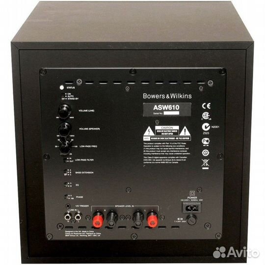 Сабвуфер B&W ASW610 Matte Black