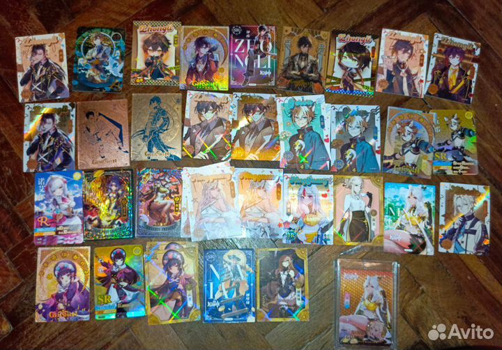 Коллекционные карточки genshin impact