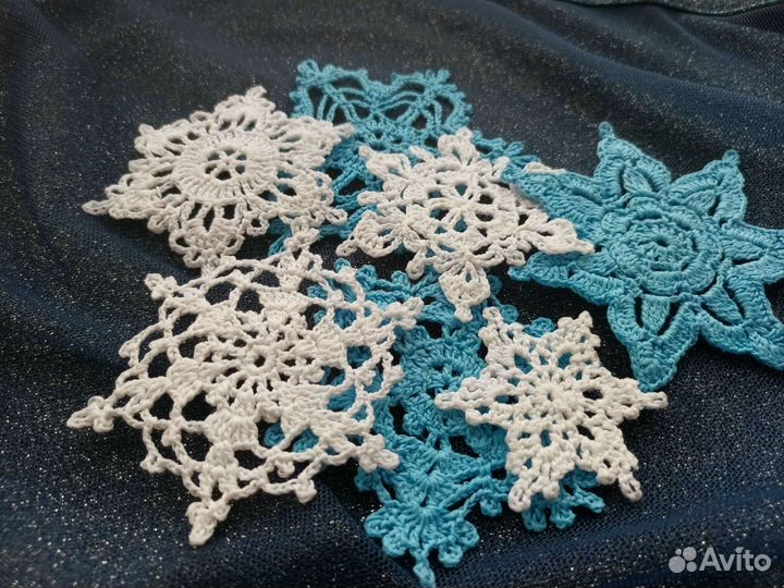 Снежинки,салфетки