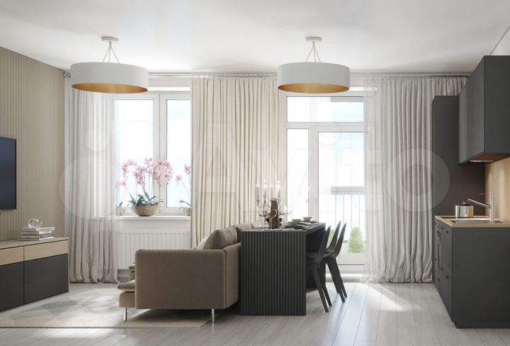 2-к. квартира, 38 м², 19/25 эт.