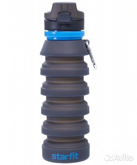 Бутылка для воды складная FB-100, с карабином