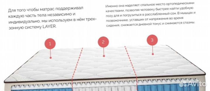 Матрас двуспальный жесткий от фабрики