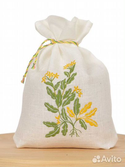 Мешочки льняные для хранения и декора