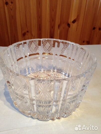Салатник хрустальный