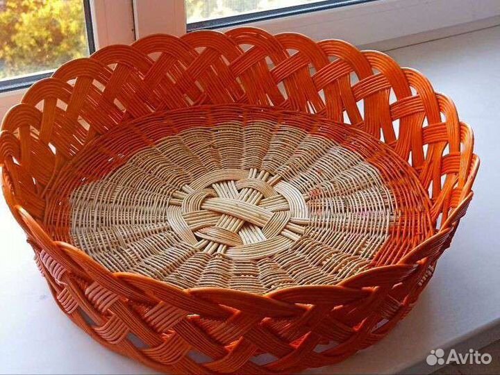 Корзина плетеная большая