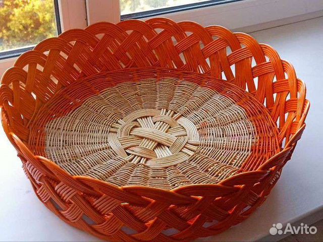 Корзина плетеная большая