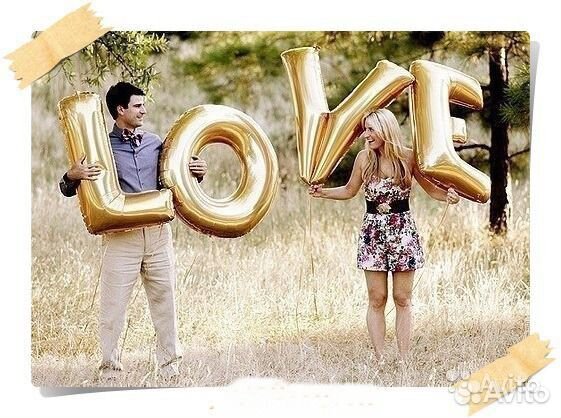 Фольгированные шары love